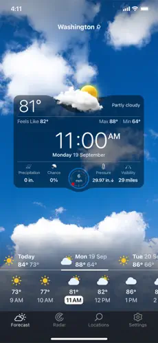 Weather Live° - Local Forecast Screenshot 1