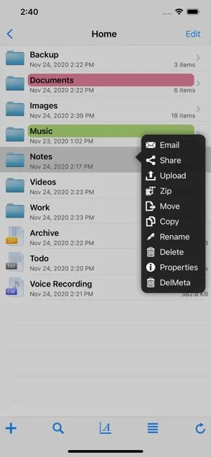iFiles - File Manager Explorer Screenshot 2
