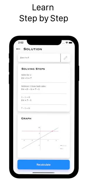SnapCalc Math Problem Solver Screenshot 3