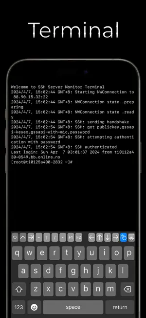 SSH Monitor Screenshot 1