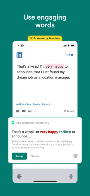 Grammarly: AI Writing Keyboard Screenshot 2