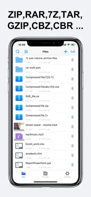 Unzip - zip file opener Screenshot 4