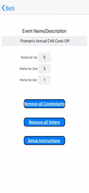 Chili Cook-Off Score Board Screenshot 5