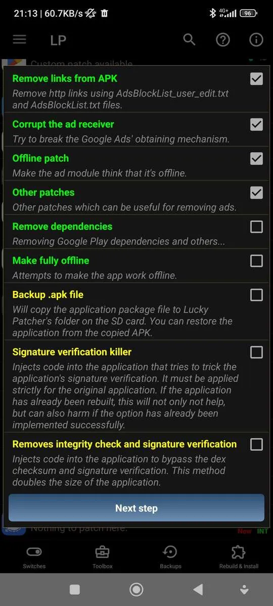 Lucky Patcher (No Root) Latest Version Download Screenshot 2