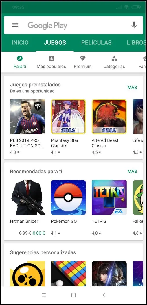 Google Play Store Screenshot 1