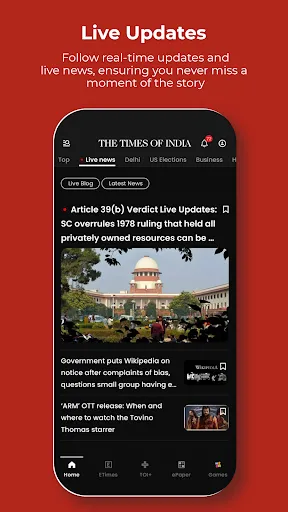 Times of India - News Updates Screenshot 4