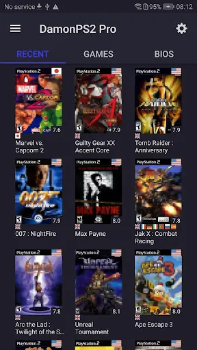 PS2 Emulator DamonPS2 PPSSPP Screenshot 1