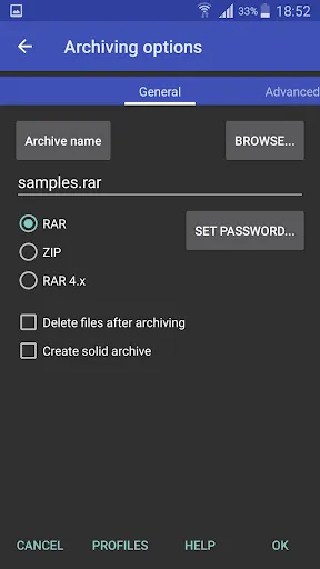 RAR Premium Screenshot 1