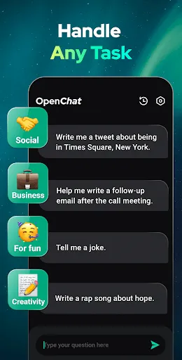 Open Chat - AI bot app Screenshot 1