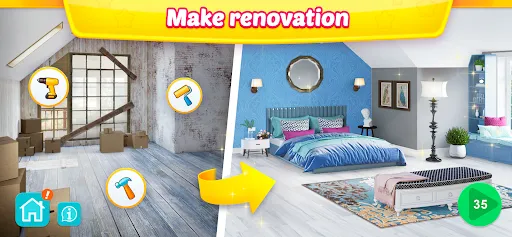 Interior Story: Home Design 3D Screenshot 1