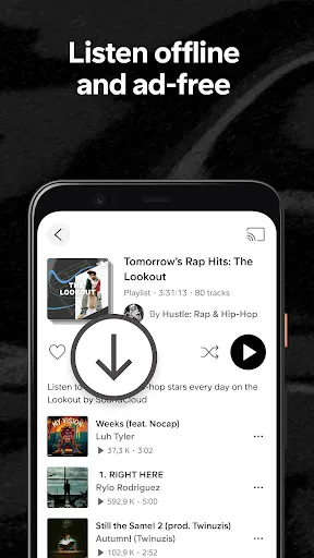 SoundCloud: Play Music & Songs Screenshot 1