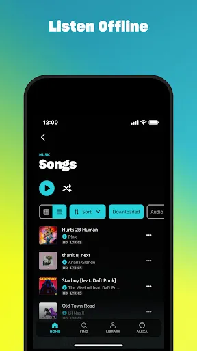 Amazon Music: Songs & Podcasts Screenshot 1