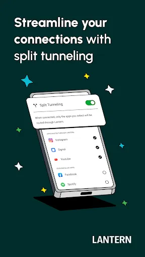 Lantern: Fast, Secure VPN Screenshot 2