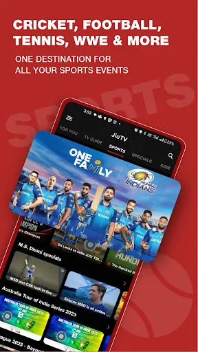 JioTV: Live TV, Catch-Up & OTT Screenshot 1
