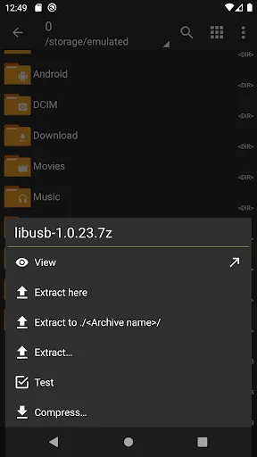 ZArchiver Screenshot 1