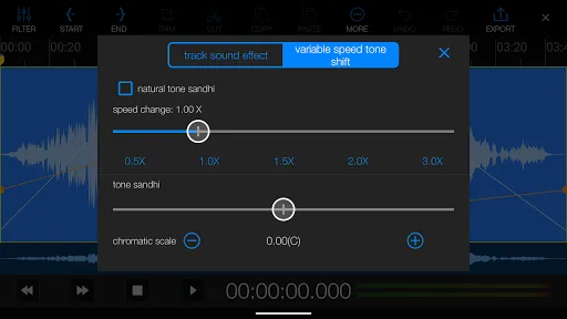 EZAudioCut-MT audio editor Screenshot 4