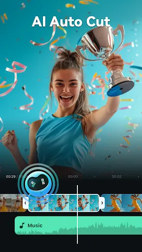 Filmora：AI Video Editor, Maker Screenshot 1