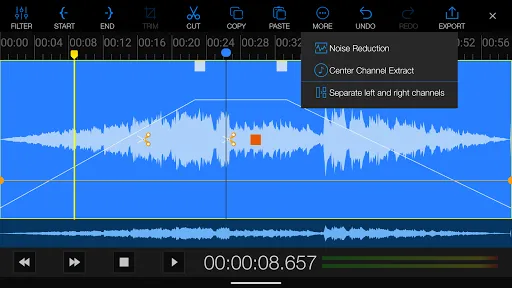 EZAudioCut-MT audio editor Screenshot 3