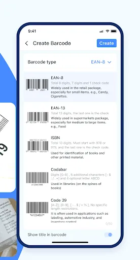 Barcode Generator & Scanner Screenshot 2
