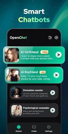 Open Chat - AI bot app Screenshot 2