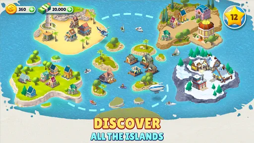 Cozy Town: Build Explore Game Screenshot 2