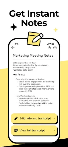 NoteNinja - AI Note Taker Screenshot 1