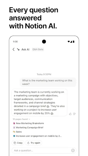 Notion: Notes, Tasks, AI Screenshot 1