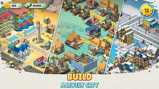 Cozy Town: Build Explore Game Screenshot 4