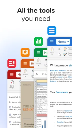 MobiOffice: Word, Sheets, PDF Screenshot 5