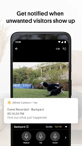 AlfredCamera Home Security app Screenshot 3