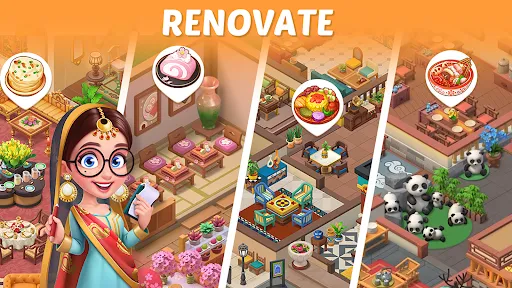 Merge Cooking:Theme Restaurant Screenshot 4
