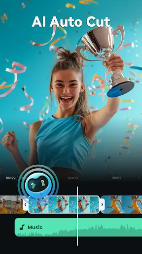 Filmora：AI Video Editor, Maker Screenshot 1