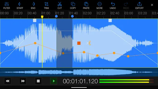 EZAudioCut-MT audio editor Screenshot 5