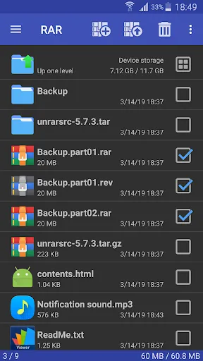 RAR Premium Screenshot 5
