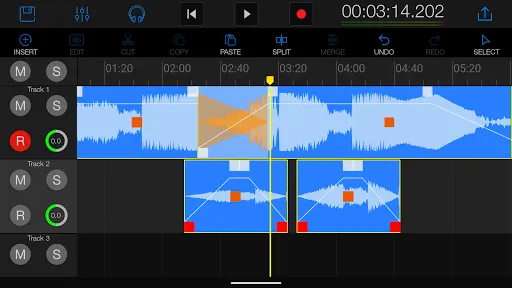 EZAudioCut-MT audio editor Screenshot 1