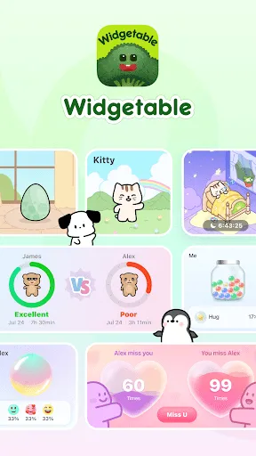 Widgetable: Adorable Screen Screenshot 4