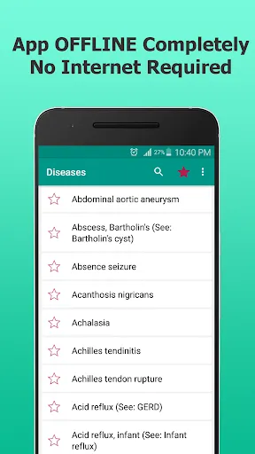 Diseases Treatments Dictionary Screenshot 1