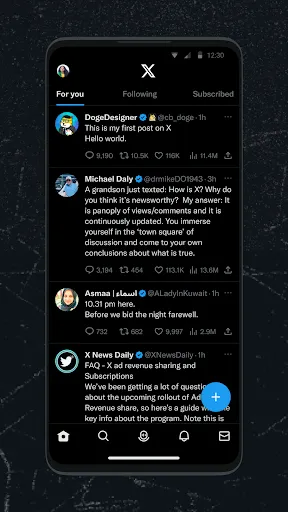 X Screenshot 4