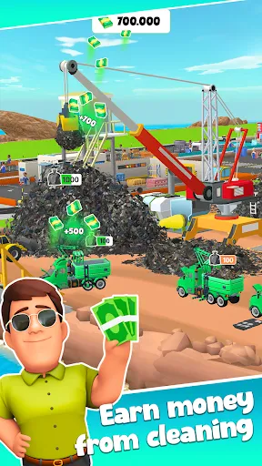 Trash Tycoon Idle business Screenshot 1