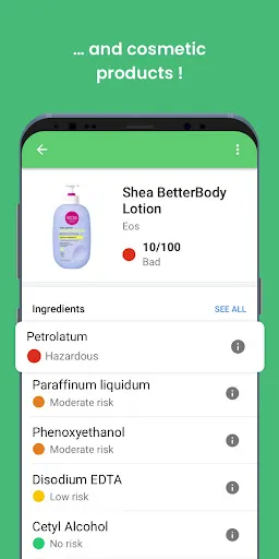 Yuka - Food & Cosmetic Scanner Screenshot 2