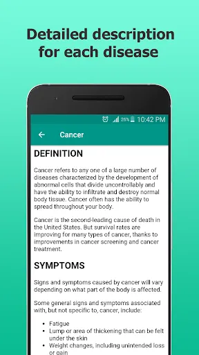 Diseases Treatments Dictionary Screenshot 3