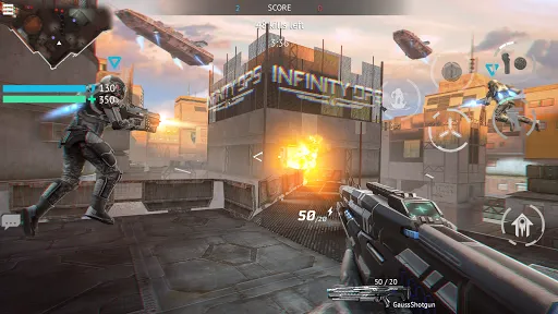 Infinity Ops：Cyberpunk Shooter Screenshot 2