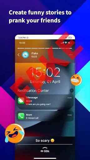 iFake: Fake Chat Messages Screenshot 1