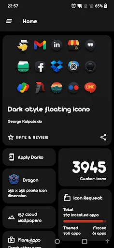 Darko - Icon Pack Screenshot 5