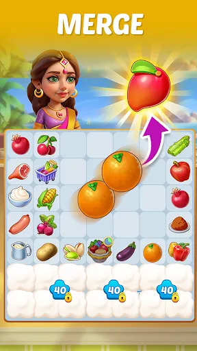 Merge Cooking:Theme Restaurant Screenshot 3